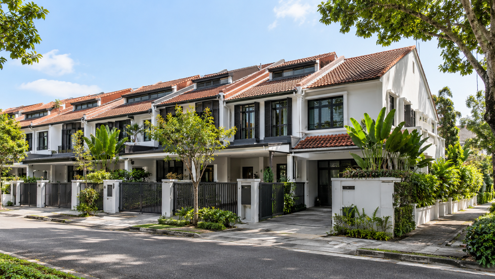 Terrace houses in Singapore
